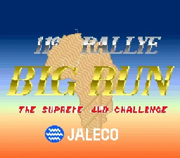 Big Run (11th Rallye version)